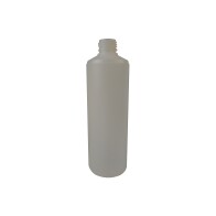 HDPE BOTTLE 1 L NATURAL CYLINDER, 28/400 MM, WITHOUT CLOSER