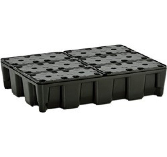 PLASTIC RACK, 60 L VOLUME, 2X 60X40X17CM (80X60X18) 250KG