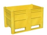 PLASTIC BOX, TYPE 800, DIMENSIONS 1200x800x740 MM, YELLOW, FULL, NOT. 1000200000