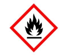 FLAMMABLE SUBSTANCES 4X4 CM (10 PCS)