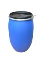 PE BARREL 120 L UN BLUE 4,05 KG REMOVABLE LID + LEVER CLUTCH