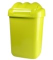 WASTE BASKET LAFA 15 L, DIM. 29.5 X 26.5 X 39 CM, GREEN