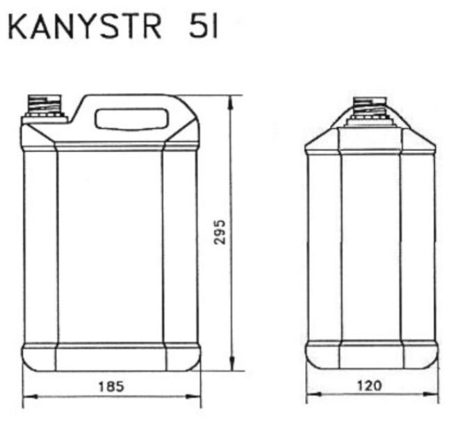 PLASTIC CHANNEL 5L NATURAL 165G LIGHTWEIGHT STAY WITHOUT UN DIN 38MM INCLUDING CLOSING(2)