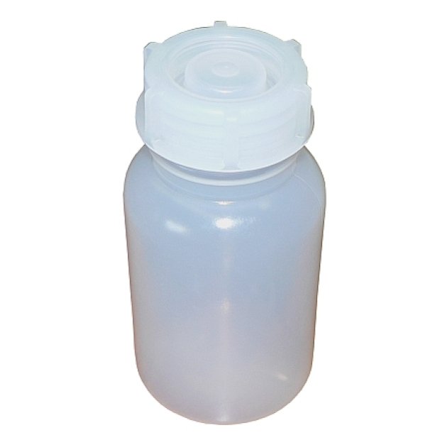 303-770530 LDPE BOTTLE 200 ML NATUR WIDE HANDLE ROUND