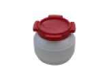 PLASTIC SUD 3.6L UN WHITE / RED SCREWING LID