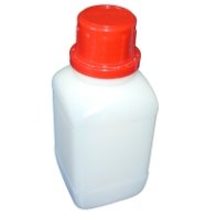 310-83971 HDPE BOTTLE 250 ML NATURAL RECTANGULAR