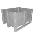 PLASTIC BOX TYPE 800 FULL, DIMENSION 1200x800x740 MM, STANDARD, LIGHT GRAY, NOT. 1000200000