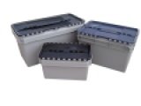 CONTAINER PLASTIC GRAY / BLUE 45 L UN X 528X328X238 MM TYP5103