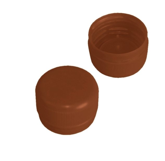 SCREW LOCK FOR PET BOTTLE STANDARD BROWN