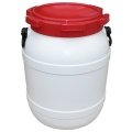 PLASTIC SUD 54L UN WHITE / RED HOLDER SCREW LID