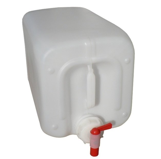 PLASTIC CHANNEL WITH COCK 25L UN 3H1 / Y1.9 / 170 NATUR 850G COUPLING INCLUDING CLOSE