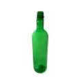 PET BOTTLE 1 L FOR WINE GREEN WITHOUT CLOSING