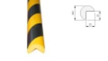 PROTECTIVE AND WARNING EDGE, BLACK-YELLOW (4X100CM DIAMETER) PROFILE 3