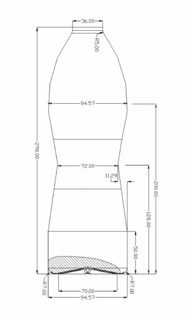 PET BOTTLE 1.5L FOR MILK WITHOUT CLOSING(2)