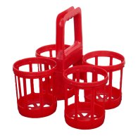 BOTTLE CARRIER 4 X 2 L RED