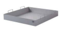 METAL RETRACTABLE BATH - ECONOMIC VERSION, LOAD CAPACITY 400 kg