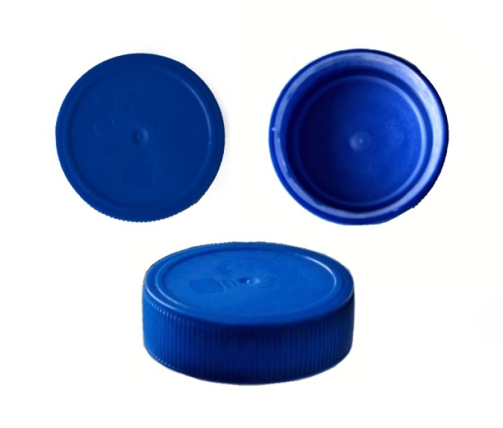 CAP WITH CHILD PROTECTION FOR BOTTLE NECK 48 BLUE OR GREEN according to current stock(3)