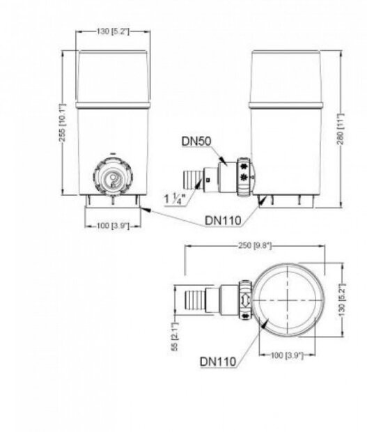 RAINWATER COLLECTOR WITH FILTER(4)