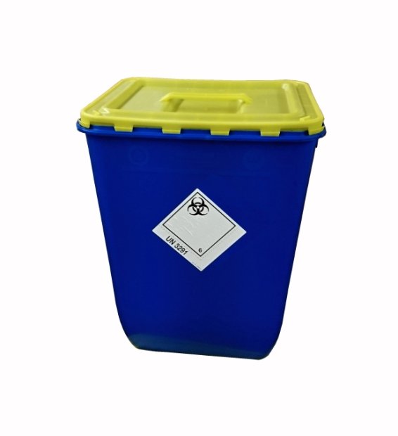 KLINIK BOX MEDICAL WASTE TANK 50L BLUE UN CONCENTRAL INCLUDING LID