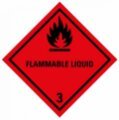 ADR STICKER SELF-ADHESIVE - ADR class 3 - FLAMMABLE LIQUID (10 X 10 CM) LABEL 290031