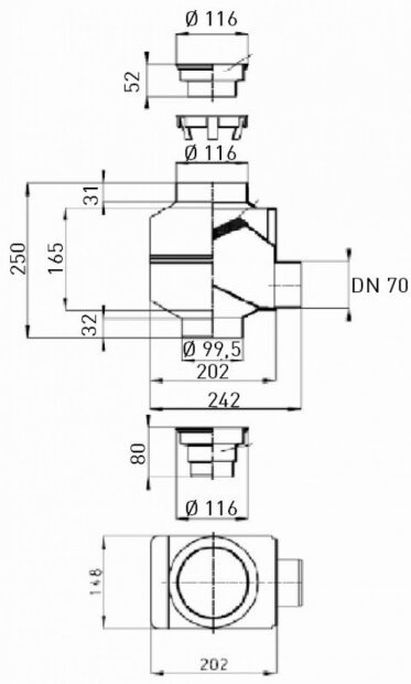 RAINWATER COLLECTOR WITH SELF-CLEANING FILTER(4)