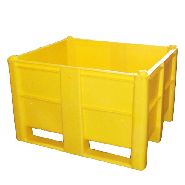 PLASTIC BOX TYPE 1000, DIMENSIONS 1200 x 1000 x 740 MM, YELLOW, STANDARD(2)