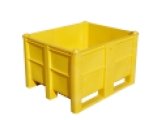 PLASTIC BOX TYPE 1000, DIMENSIONS 1200 x 1000 x 740 MM, YELLOW, STANDARD(3)3