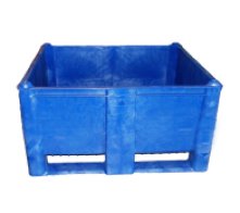 PLASTIC BOX TYPE 800, FULL, DIMENSION 1200x800x740 MM, STANDARD, BLUE, OZN. 1000200000