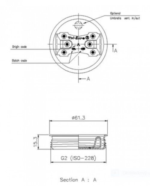 PLUG 2" FOR GALVANIZED BARREL(4)