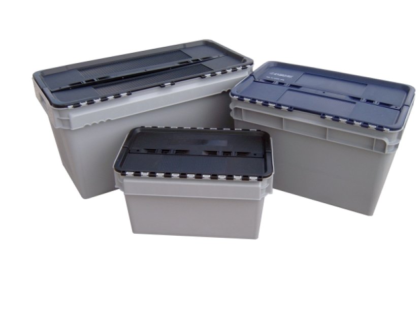 PLASTIC BOX GRAY / BLUE 25l UN X 422x227x239 MM TYPE 5102