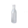 PET BOTTLE 1 L FOR MILK CLEAR WITHOUT CAP