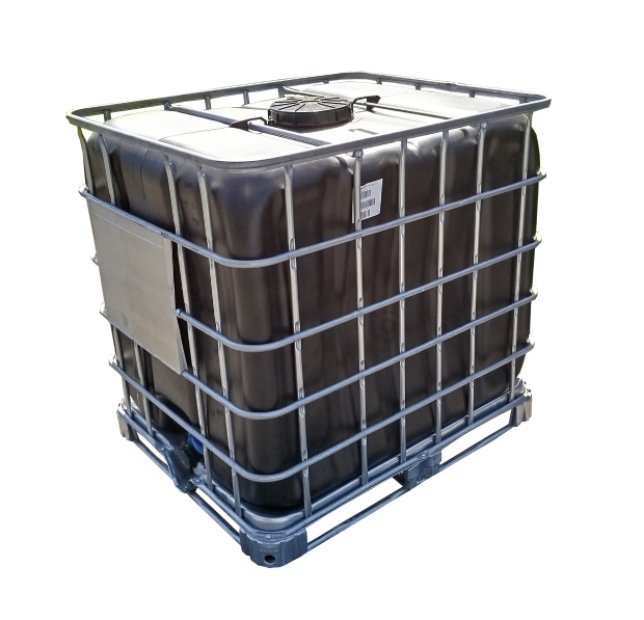 IBC MAS 1000L WITHOUT UNIT 225/50 REKO BLACK CONTAINER METAL PALLET EXCHANGEABLE FLAP VALVE DN 50 M(2)