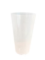 PP cup without clip 0.5 L extra strong, natural, milky (96pcs / carton)