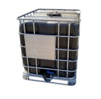 IBC MAS 1000L WITHOUT UNIT 225/50 REKO BLACK CONTAINER METAL PALLET EXCHANGEABLE FLAP VALVE DN 50 M