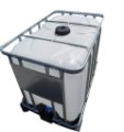 IBC WERIT 600L 150/50 REKO NEW BOTTLE PLASTIC PALLET REPLACEMENT FLAP COCK DN 50 MM(3)3