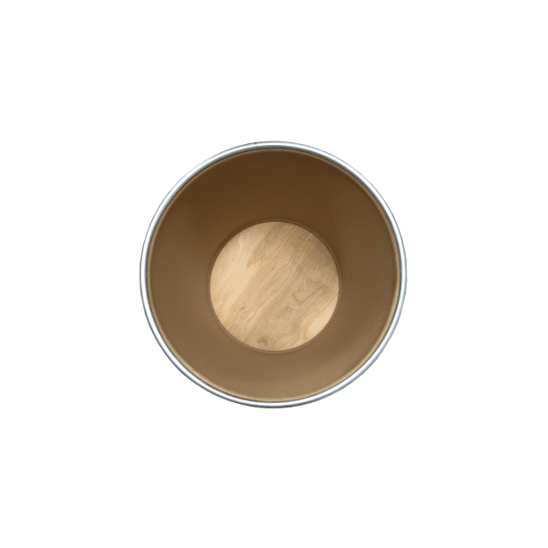 PAPERBOARD BARREL APPROX. 50L USED 360/390x460 MM PLYWOOD BOTTOM AND LID WITHOUT UN WITHOUT SEAL(4)