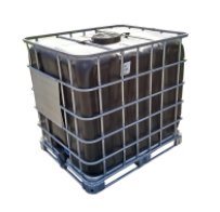 IBC MAS 1000L WITHOUT UNIT 225/50 REKO BLACK CONTAINER METAL PALLET EXCHANGEABLE FLAP VALVE DN 50 M