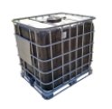 IBC MAS 1000L WITHOUT UNIT 225/50 REKO BLACK CONTAINER METAL PALLET EXCHANGEABLE FLAP VALVE DN 50 M(2)2